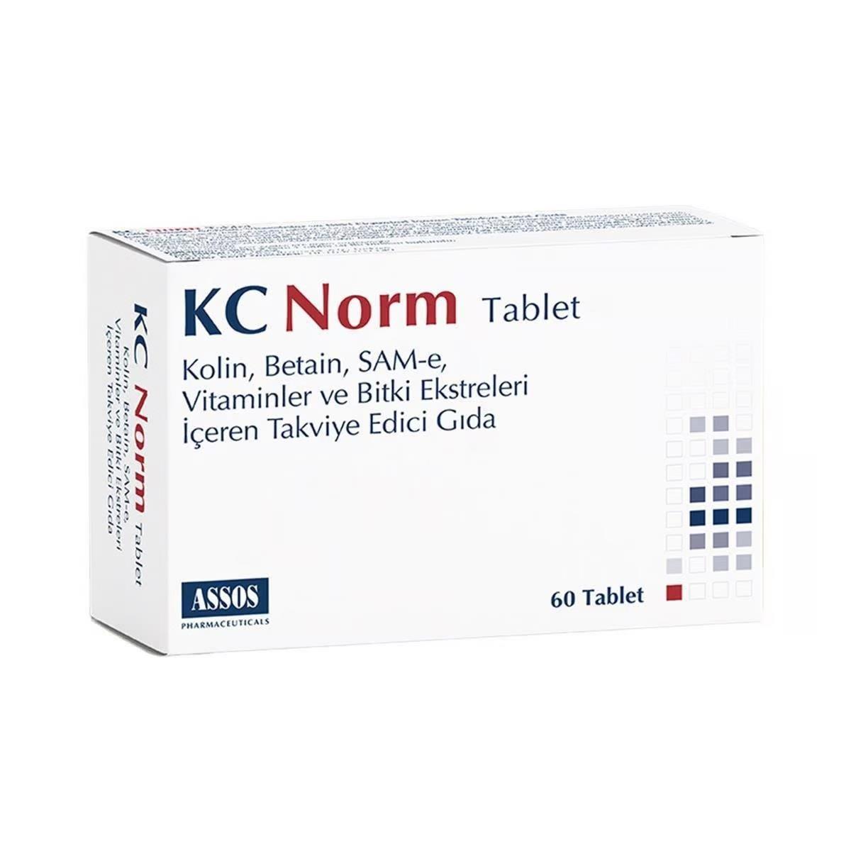 KC Norm - Choline, Betaine, SAM-e & Herbal Extracts & Nutrition - 60 Tablets