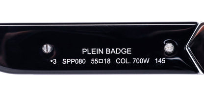 Philipp Plein Spp080 Plein Badge 23kt Gp Sunglasses