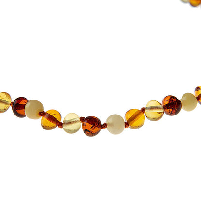 Babyjem Baby Amber Necklace for Teething Relief - Natural Amber Jewelry for Babies, Teething Accessories