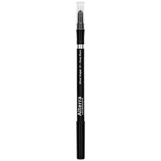 Alterra Organic Eyeliner - Deep Black, Vegan, Ophthalmologically Tested for Sensitive Eyes