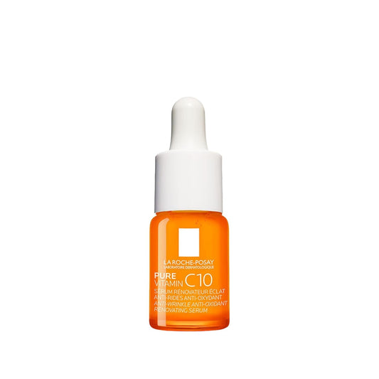 La Roche-Posay Pure Vitamin C10 Serum: Radiance Boosting Facial Serum for Brighter Skin & Dark Spot Treatment - 0.34 fl oz