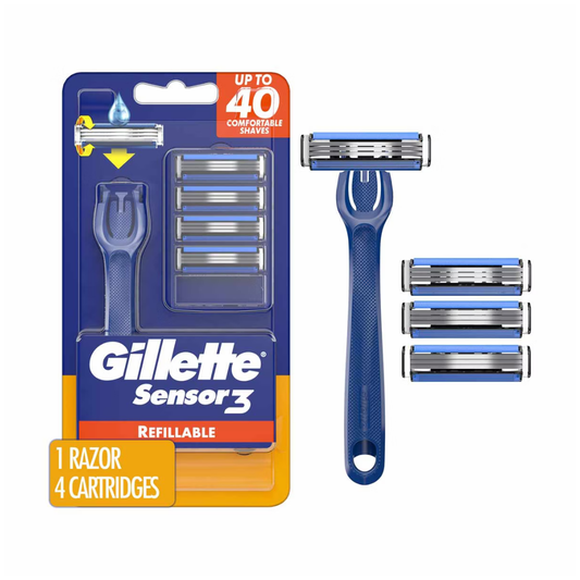 Gillette Sensor3 Sensitive Disposable Razors (4ct)