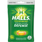 Halls Defense Sugar Free Assorted Citrus Vitamin C Dietary Supplement Drops