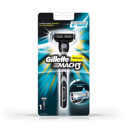 Gillette Mach3 Razor for Men (1 Handle + 1 Blade)