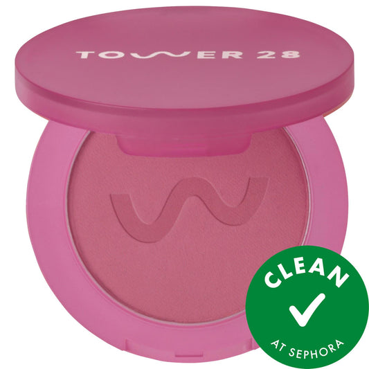 GetSet Blur + Set Matte Powder Blush: 12-Hr Fade-Proof Color, Talc-Free, Shine Control & Blurring for Sensitive Skin