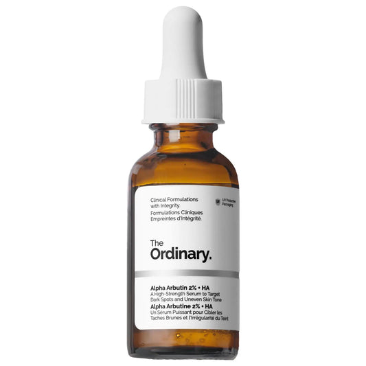 The Ordinary Alpha Arbutin 2% + HA Hyperpigmentation Serum - Vegan, Cruelty-Free, Gluten-Free Dark Spot Corrector for All Skin Types