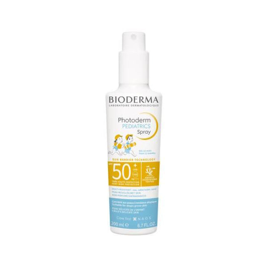 Bioderma Children's Sunscreen Spray SPF50+ Water-Resistant, Fragrance-Free, Non-Greasy - 6.76 fl oz