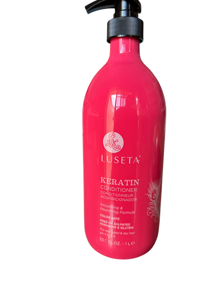 Luseta Keratin Conditioner Smoothing & Nourishing Formula Colour Safe 33.8fl.oz 1000ml