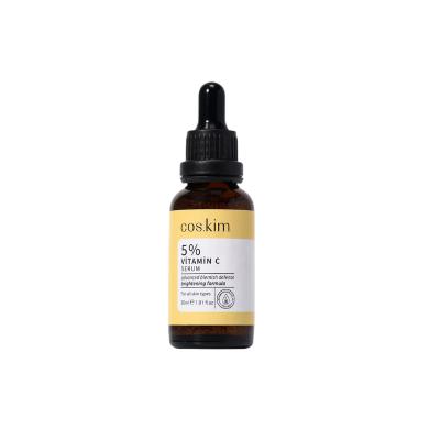 Coskim 5% Vitamin C Serum: Brighten Skin, Reduce Dark Spots & Acne Scars - Vegan, Alcohol-Free Formula for Radiant Complexion
