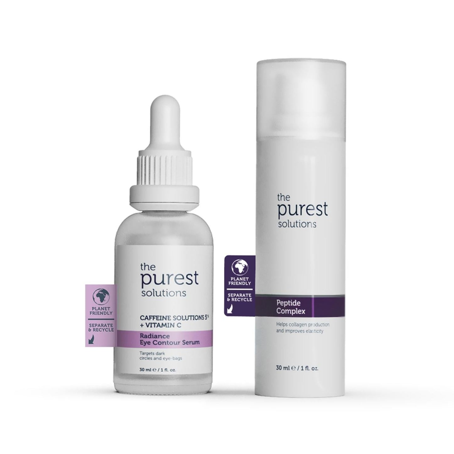 The Purest Solutions Anti-Aging & Moisturizing Skincare Set with Intensive Eye Care - Hydrating, Anti-Wrinkle, Comprehensive Skincare Routine