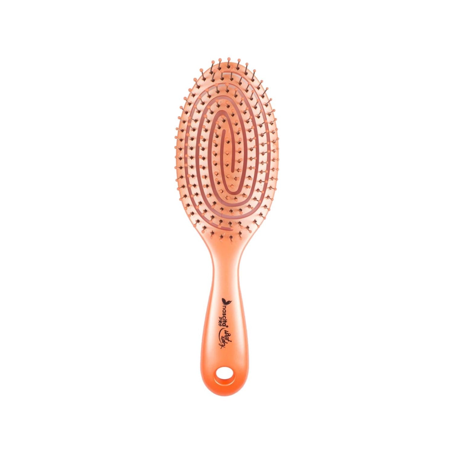 Nascita Pro Wet Dry 3D Fleksi Hair Brush - Orange, Detangling, Gentle, Versatile for Wet & Dry Hair