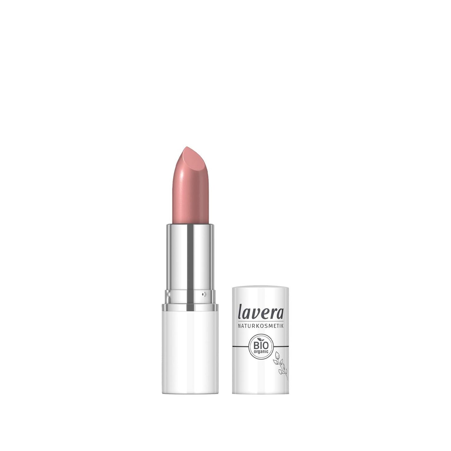 Lavera Natural Lipstick - Retro Rose 02, Creamy Texture, Moisturizing & Organic, Lavera Lipstick for Sensitive Lips