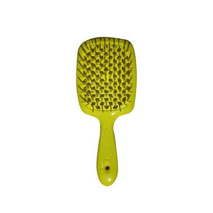 Janeke Superbrush Neon Yellow Detangling Hairbrush