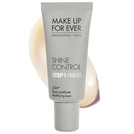 Mini Step 1 Primer Shine Control - Mattifying Makeup Primer for Oily Skin, Vegan & Cruelty-Free, Long-Lasting Shine Control