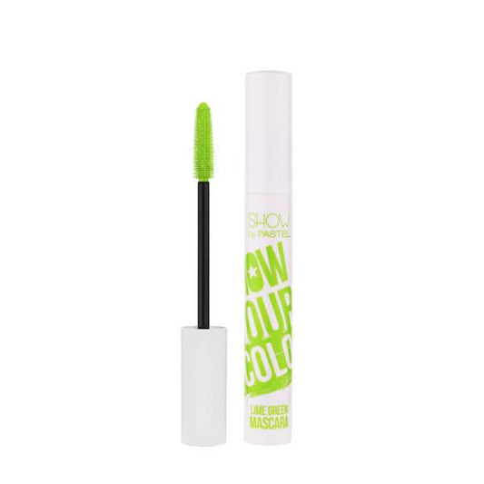 Pastel Show Your Color 12 Lime Green Mascara - Volumizing, Long-Lasting Cosmetic Mascara for Fuller Lashes