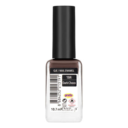 LYKD My Style Up Nail Enamel 184 Dark Choco Glossy Polish