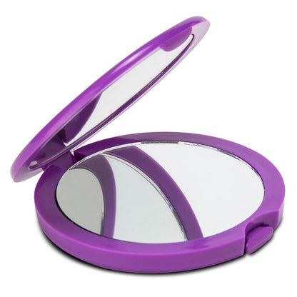 Eklips Purple Folding Pocket Mirror & Comb Set