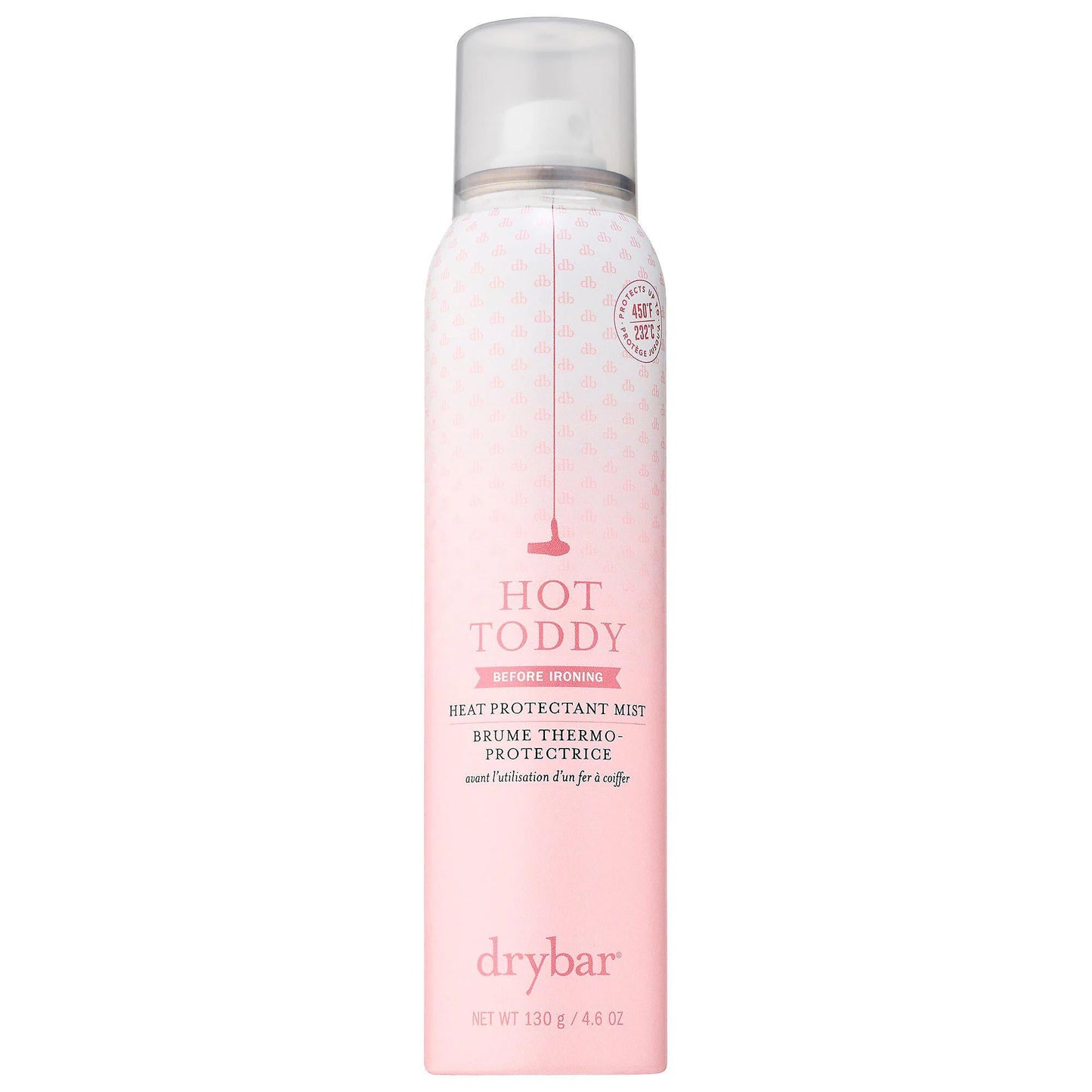 Drybar Hot Toddy Heat Protectant Mist: 450¡F Protection for Dry Hair, Frizz-Free Finish, Vegan & Cruelty-Free Styling