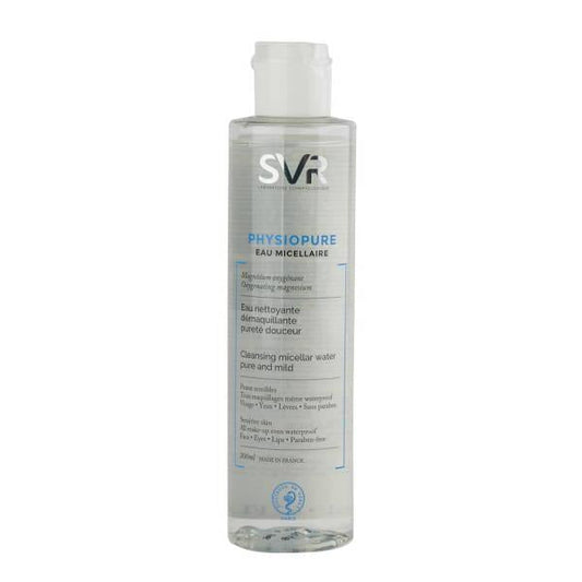 SVR Physiopure Cleansing Micellar Water - Gentle Makeup Remover for Sensitive Skin, Paraben-Free, 6.76 fl oz