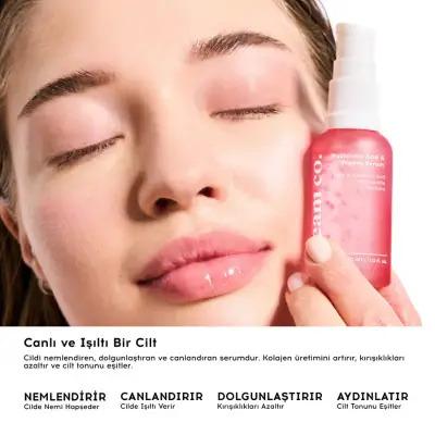 Cream Co. Brightening Care Set: Brighten & Hydrate - Hyaluronic Acid, Vitamin C, Vegan Skincare for Radiant, Even Skin Tone