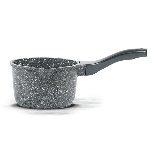 Thermoad Aluminum Cast Cookware - Energy Efficient, PFOA-Free, 14cm Granite Coated Saucepan