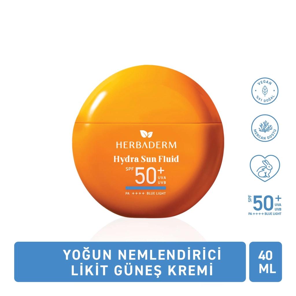 Herbaderm Hydra Sun Fluid SPF 50+ Hydrating Sunscreen 40 ml