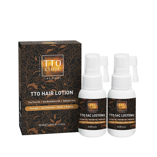 TTO Clinic Hair Loss Lotion 30ml - Promotes Hair Growth, Strengthens Hair Follicles