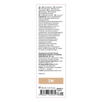 Maruderm Make Up Your Shades Foundation 2W 30ml