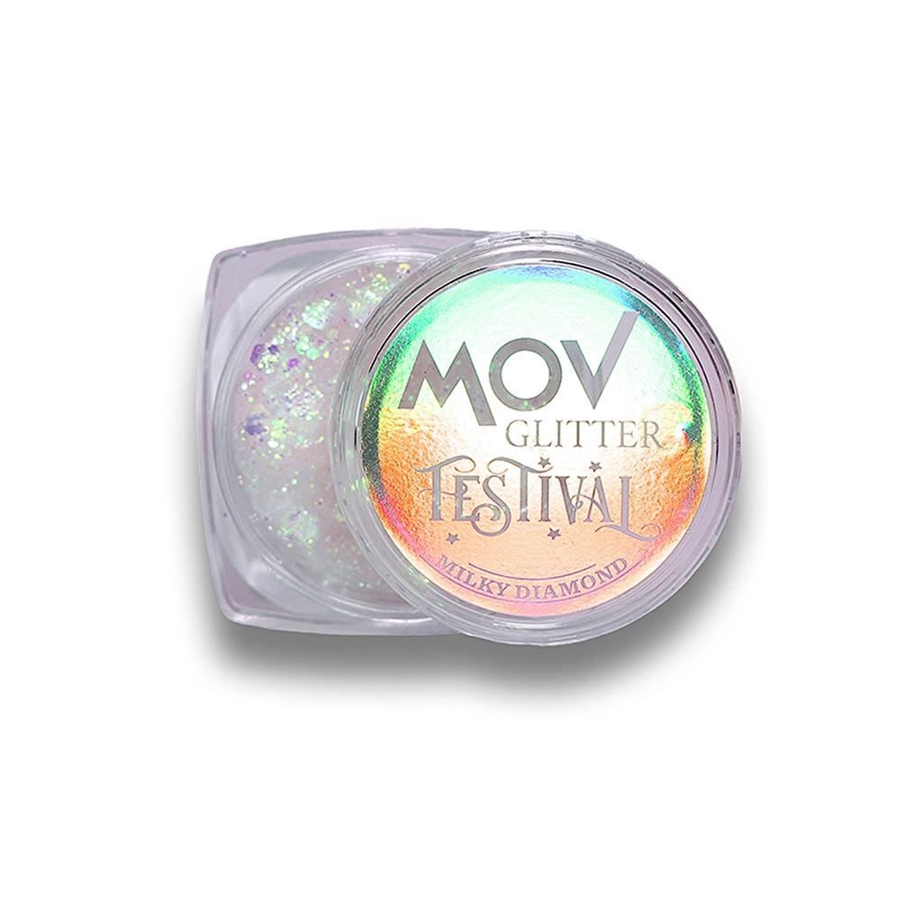 Mov Milky Diamond Festival Glitter Cream No:02 for Face & Body