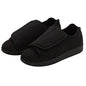 Silverts Womens Extra Extra Wide Easy Closure Slippers Black