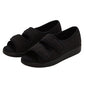 Silvert s Womens Easy Closure Sandal For Indoors & Outdoors Black