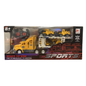 Feng Niu RC Transport Carrier Truck with Construction Vehicles (Yellow)