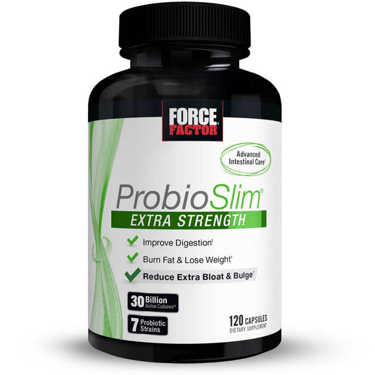 Force Factor® ProbioSlim® Extra Strength – 30 Billion CFUs Probiotic Supplement