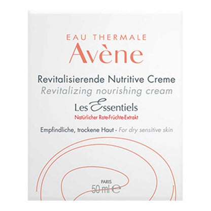 Avene Moisturizing Cream for Dry & Sensitive Skin - Rich Hydration & Nourishment with Vitamin E & Thermal Water