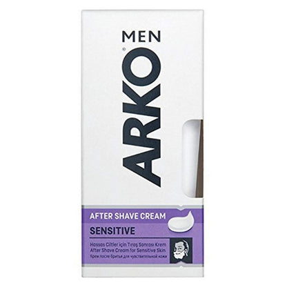 Arko Men Sensitive Post Shave Cream 50ml - Soothing Formula | Men’s Grooming