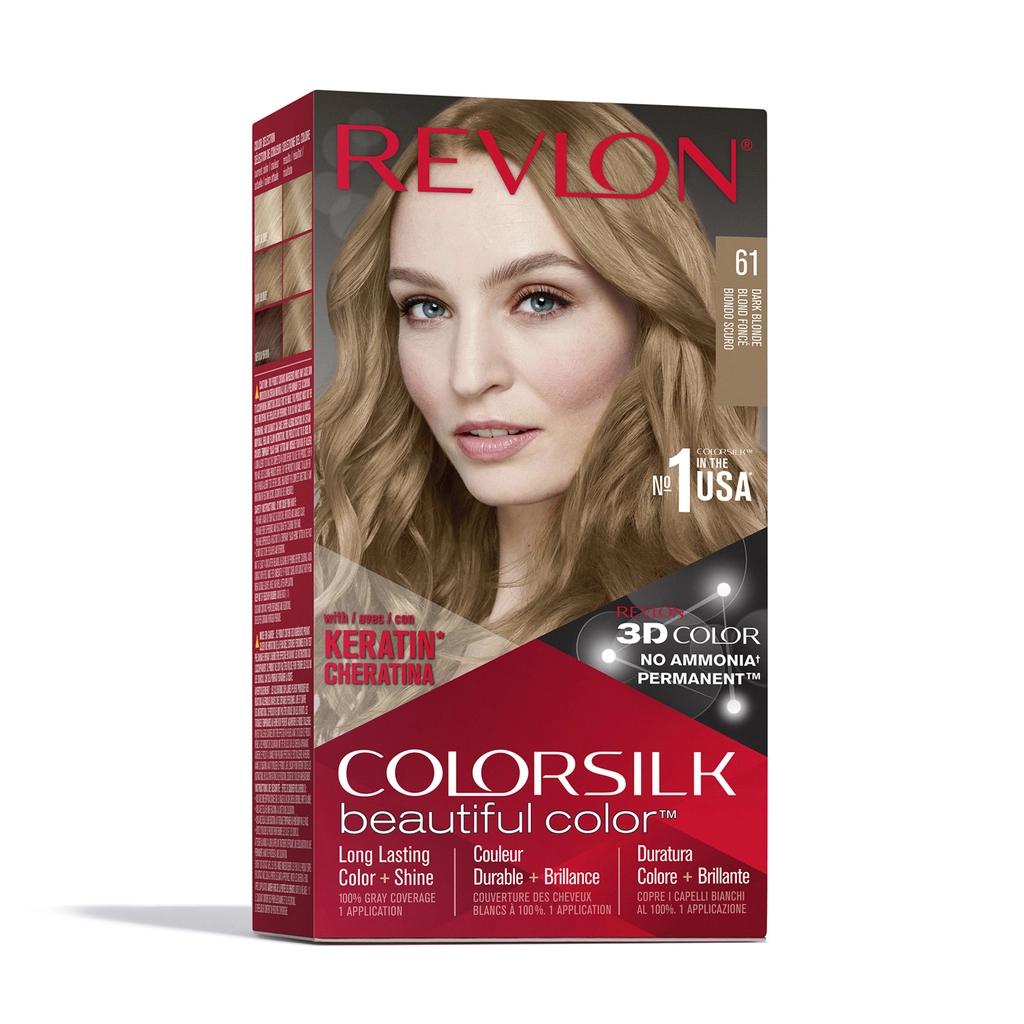 Revlon ColorSilk Beautiful Color Hair Dye 61 Dark Blonde