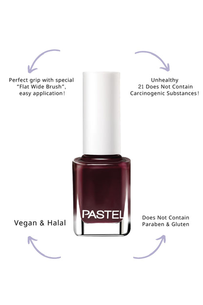Pastel Vegan Nail Polish - Cruelty Free, Chemical-Free, 13ml - Dense Covering & Easy Application