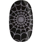 Skinz Nail Decals, Black w/ Silver Spider Webs (24 ct)