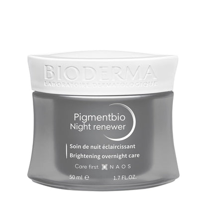 Bioderma Pigmentbio Night Renewer - Anti-Aging Night Care Cream for Sensitive Skin with Brightening & Firming Benefits