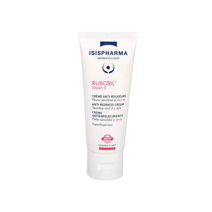 Isis Pharma Sensitive Skin Moisturizer - Hypoallergenic Cream for Dry, Irritated Skin Relief, Fragrance-Free Skincare, 1.35 fl oz