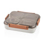 Vagon Life 1200ml Stainless Steel Lunch Box - Leakproof Bento Box with Compartments for Fresh Food Storage, Durable Metal Food Container