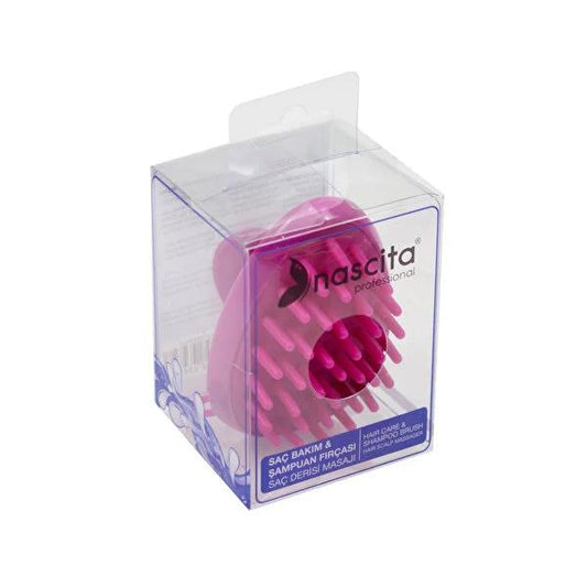 Nascita Hair Care & Shampoo Brush: Gentle Scalp Massage, Ergonomic Grip, For All Hair Types - Wet & Dry Use