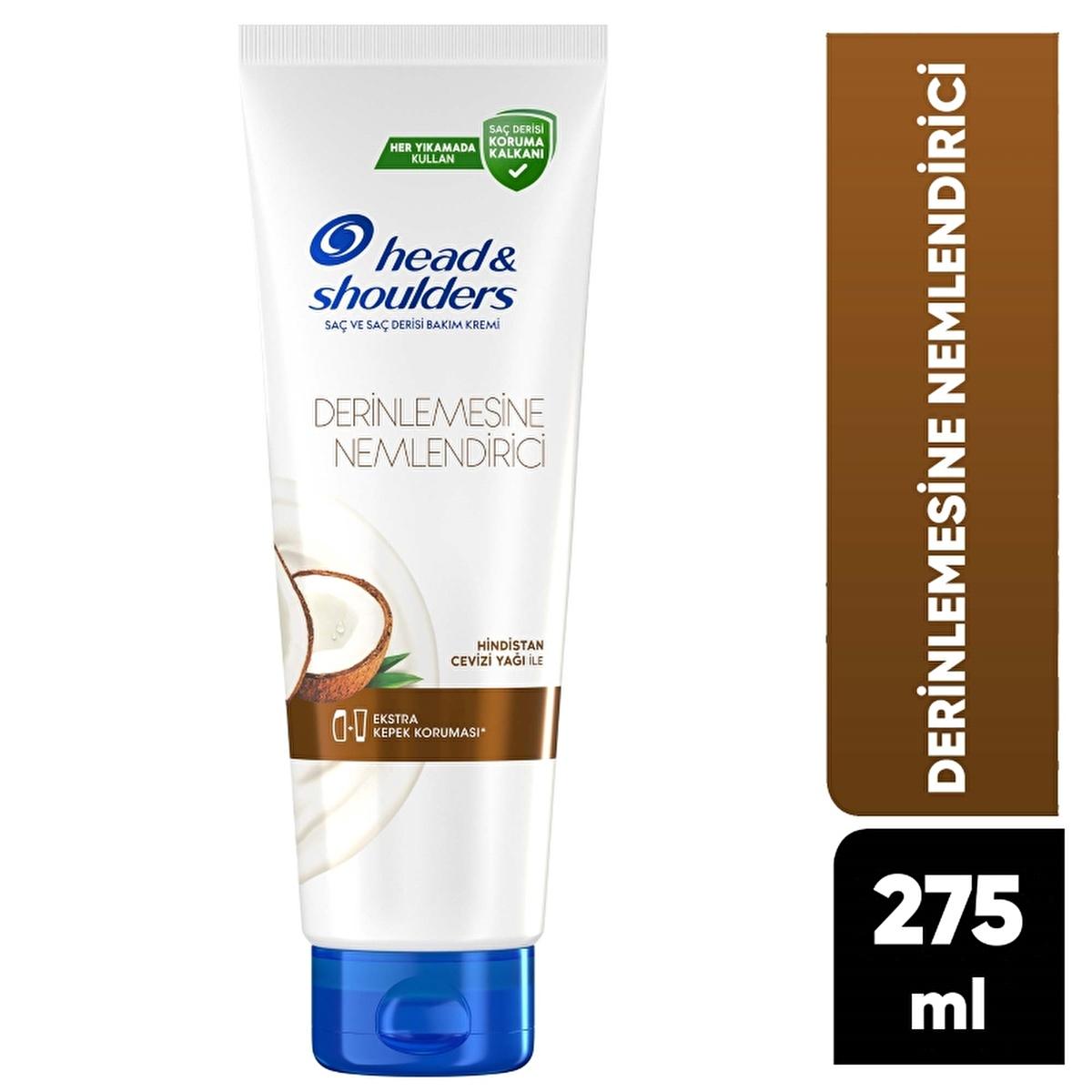 Head & Shoulders Coconut Oil Deep Moisturizing Hair Conditioner: Anti-Dandruff & Frizz Control, Hydrates Dry Scalp, Lasting Coconut Scent
