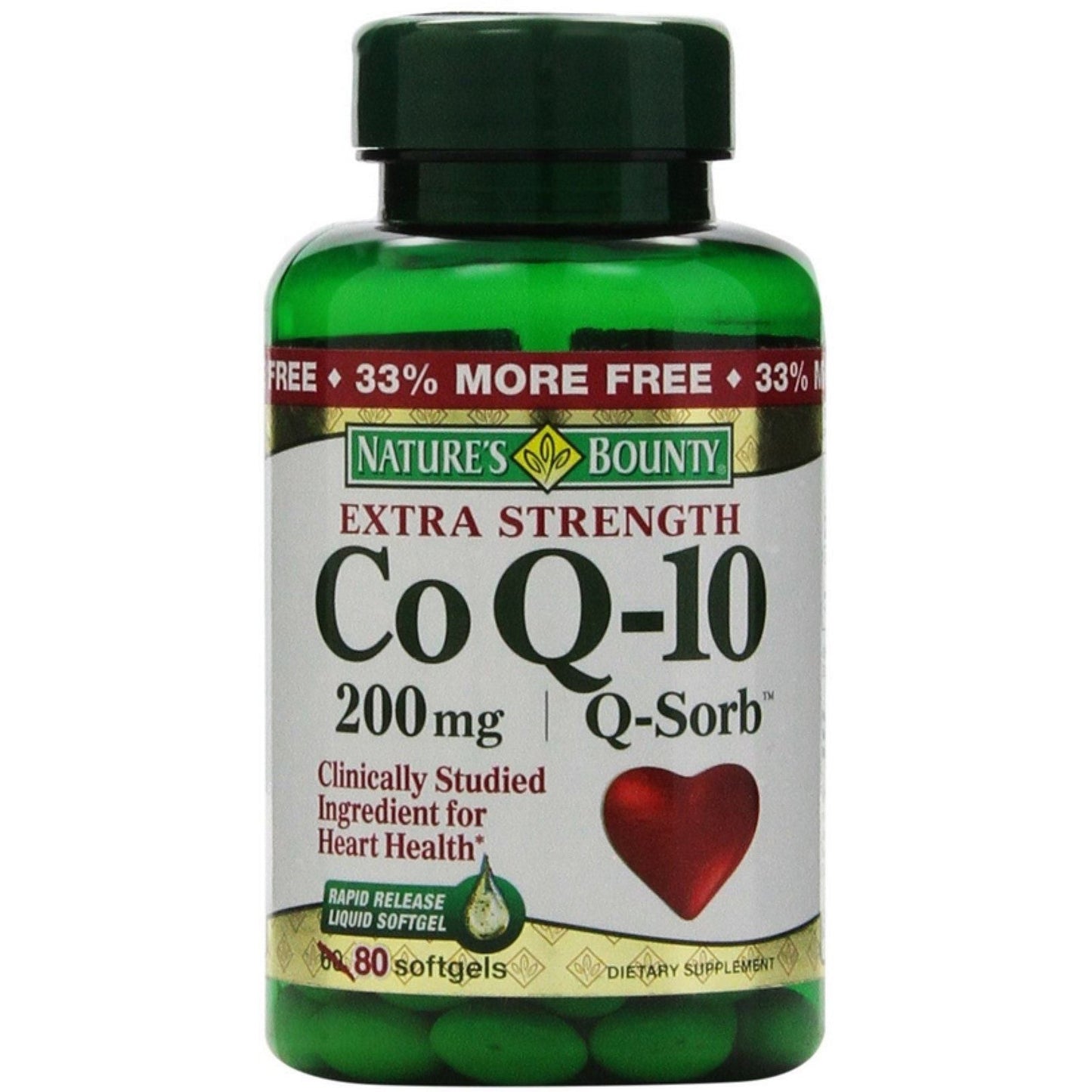 Nature's Bounty Co Q 10, 200 Mg, Rapid Release Softgels
