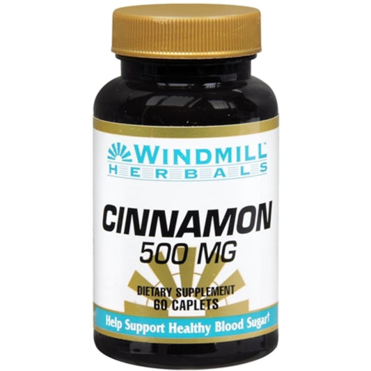 Windmill Cinnamon 500 mg Dietary Supplement Caplets - 60 Count
