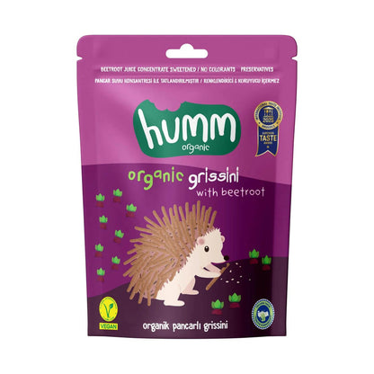 Humm Organik Organic Vegan Beetroot Grissini Snack 55g