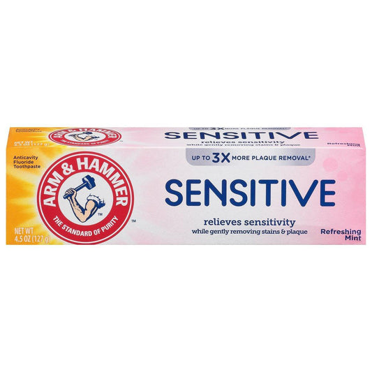 Arm & Hammer Sensitive Teeth & Gums Toothpaste, 4.5 oz Tube