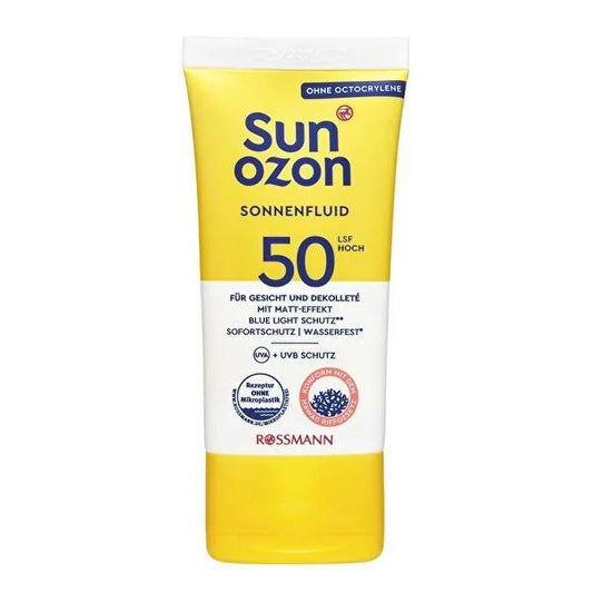 Sunozon 50 SPF Anti-Aging Sunscreen Face Cream - Waterproof, UVA & UVB Protection