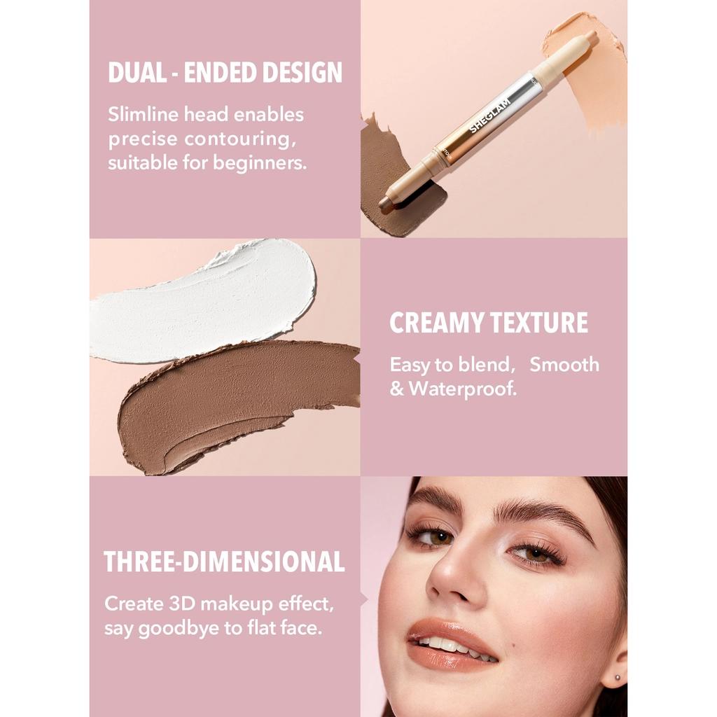 Sheglam Fine Line 2 In 1 Nose Pen Blush 01 Buff
