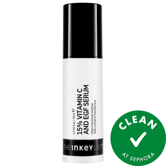Drunk Elephant 15% Vitamin C & EGF Brightening Serum - Anti-Hyperpigmentation, Vegan Skincare